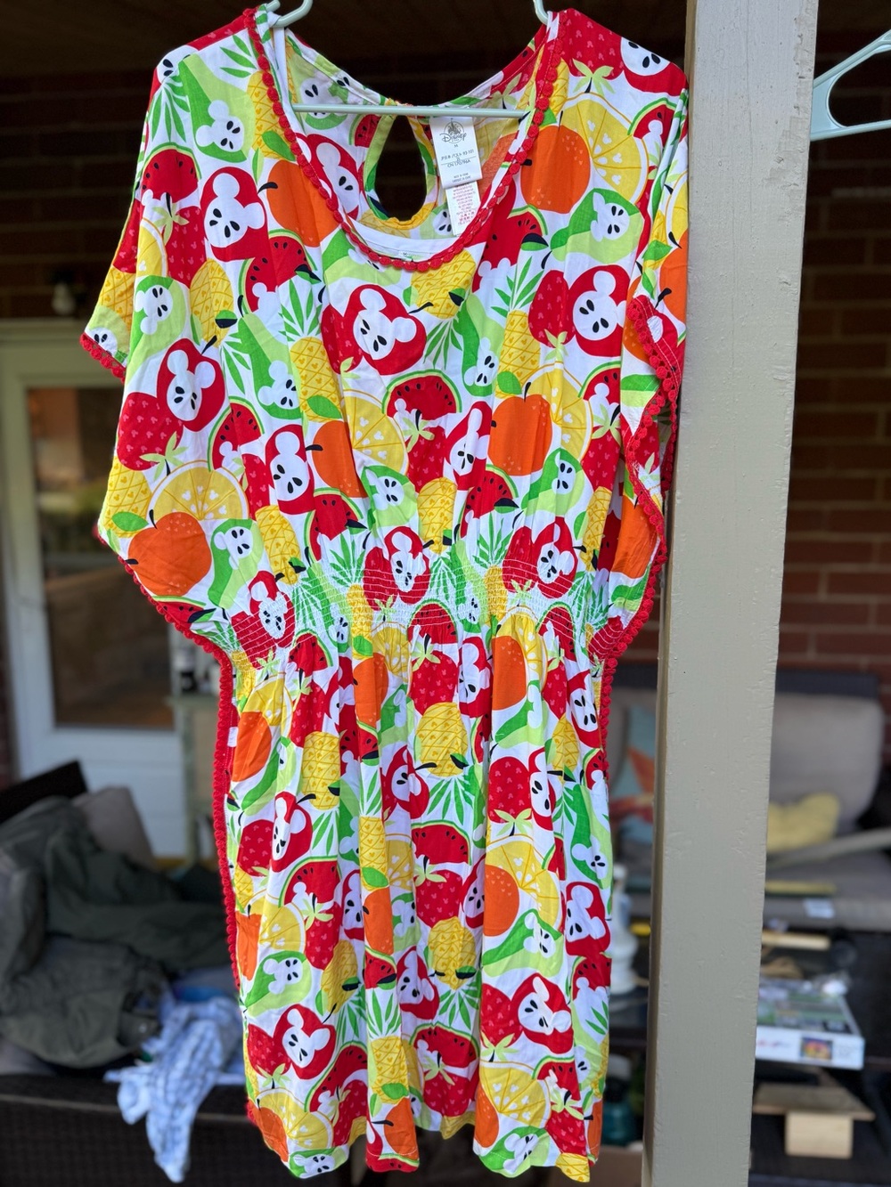 Disney Mickey Mouse fruit dress swim cover medium